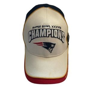 REEBOK NFL New England Patriots Super Bowl XXXVIII 38 Champions Locker Room Hat